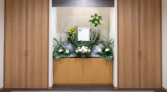 カスミソウ祭壇