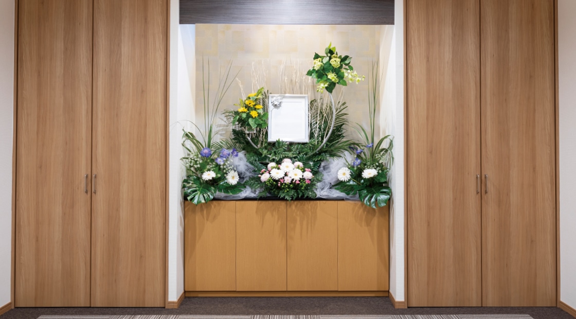 カスミソウ祭壇